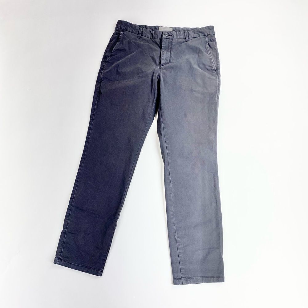 Everlane midweight grey slim chino pant 32 x 34